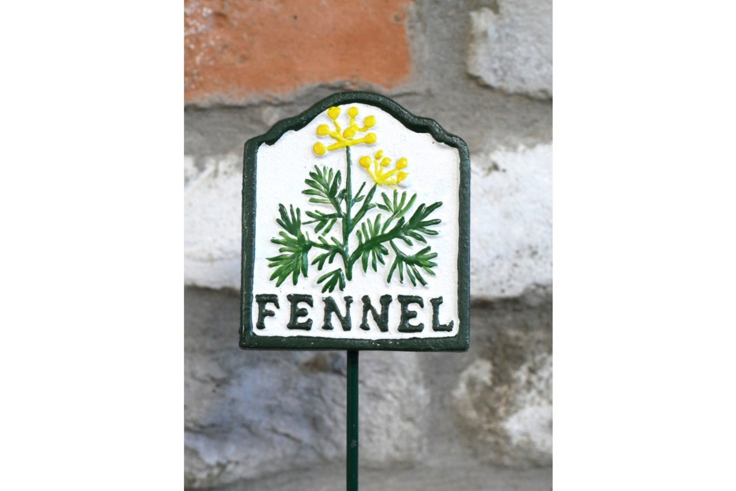 Garden Herb Sign FENNEL Cast Iron Plant Marker