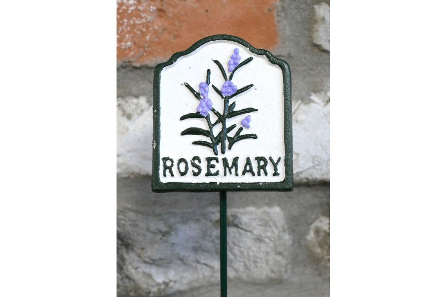 Garden Herb Sign ROSEMARY Cast Iron Plant Marker