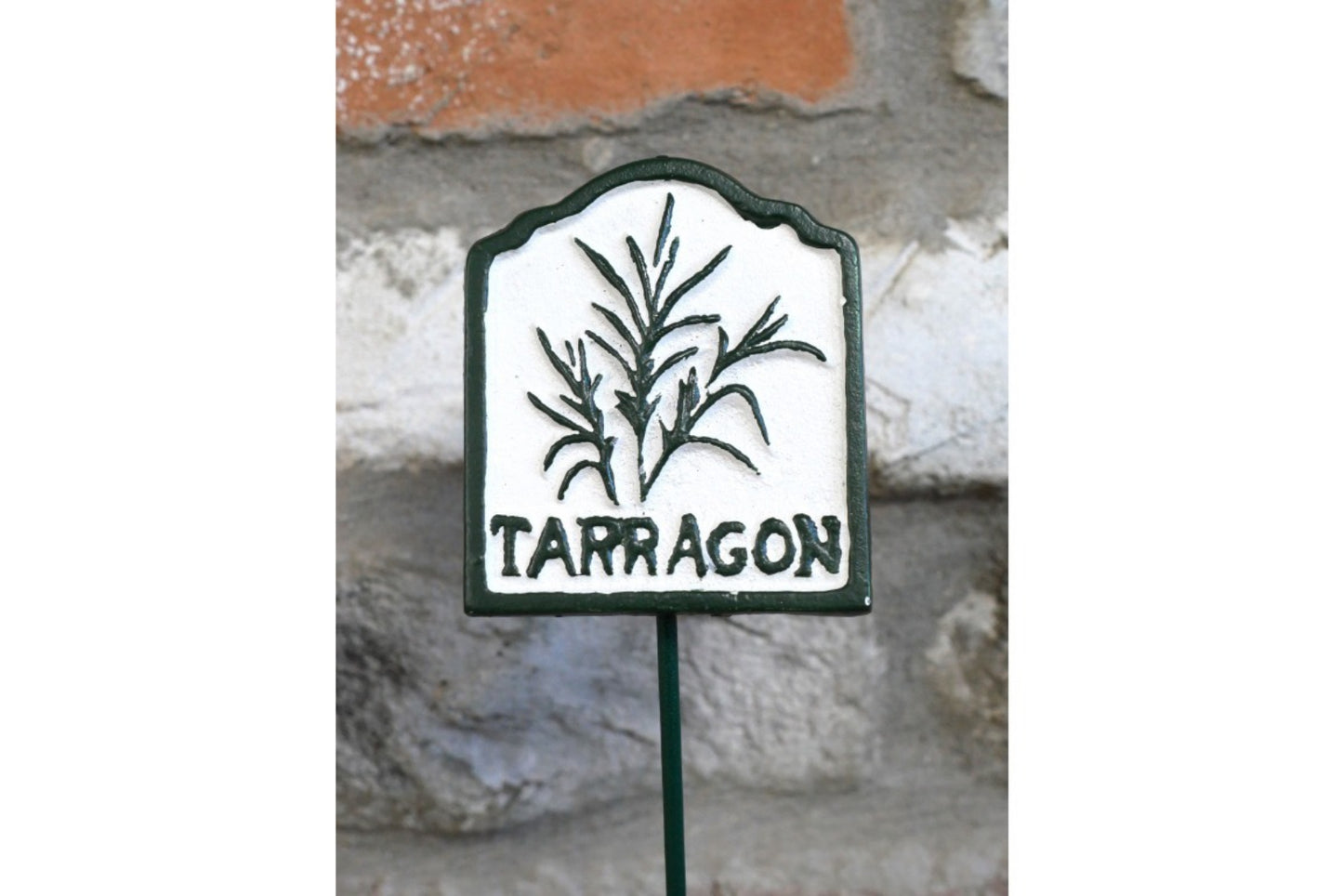 Garden Herb Sign TARRAGON Cast Iron Plant Marker