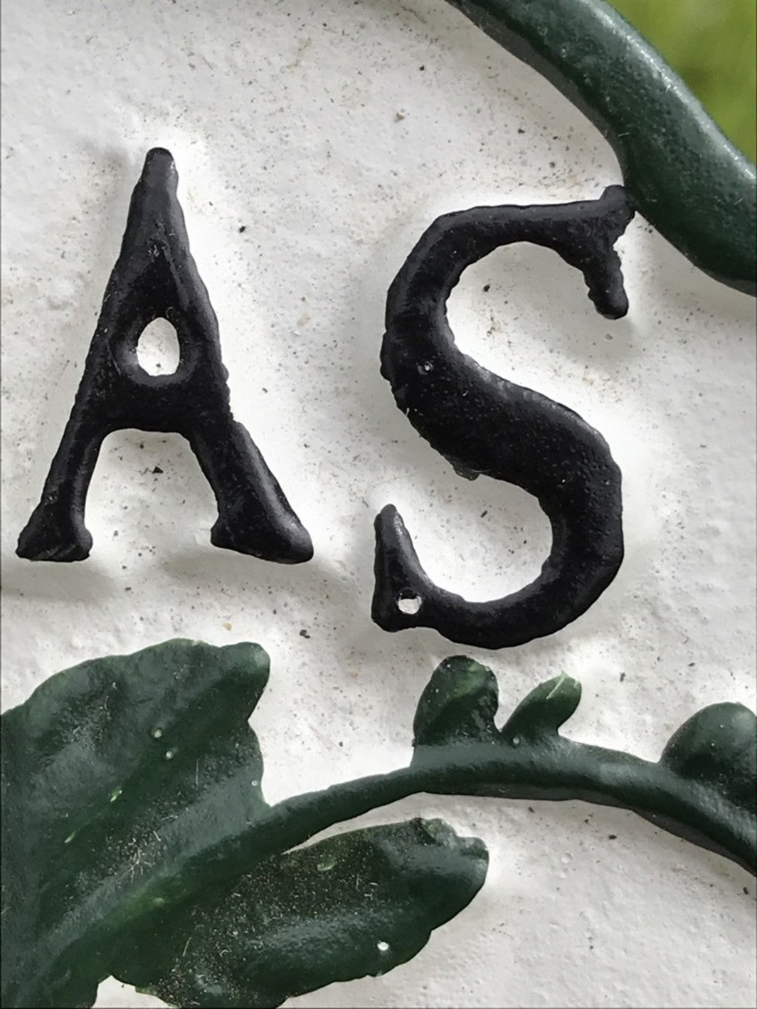 Garden Vegetable Sign PEAS Cast Iron Vegetable Marker