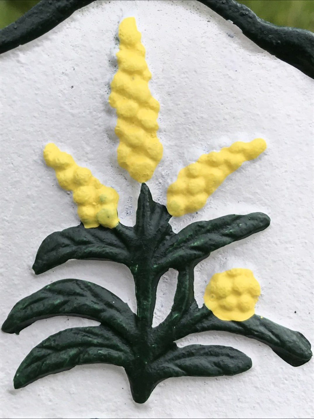 Cast Iron Garden Herb Sign MINT Herb Marker New