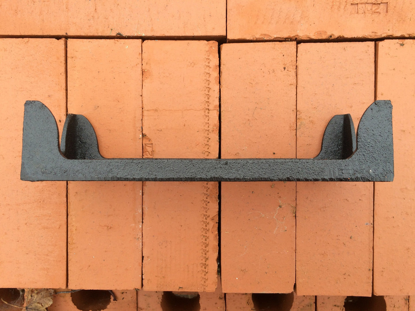 New Victorian Style Black Cast Iron Air Vent Brick 9" X 3"