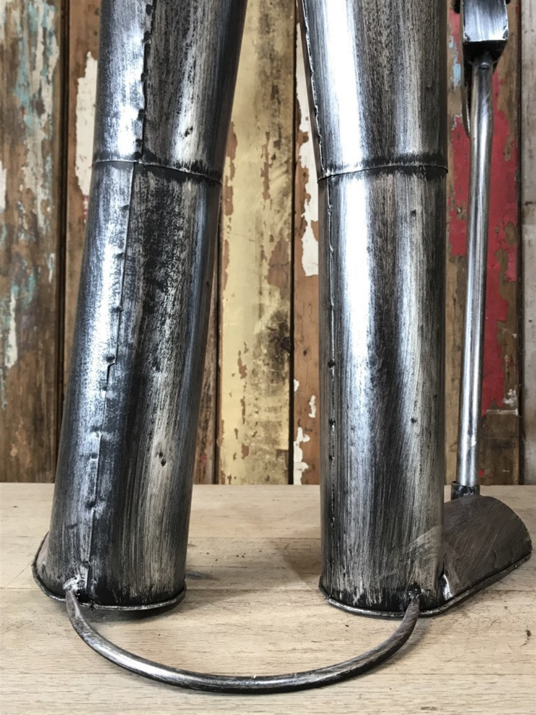 Large Tin Man Statue Figure With A Metal Heart New Tin 135cm Tall