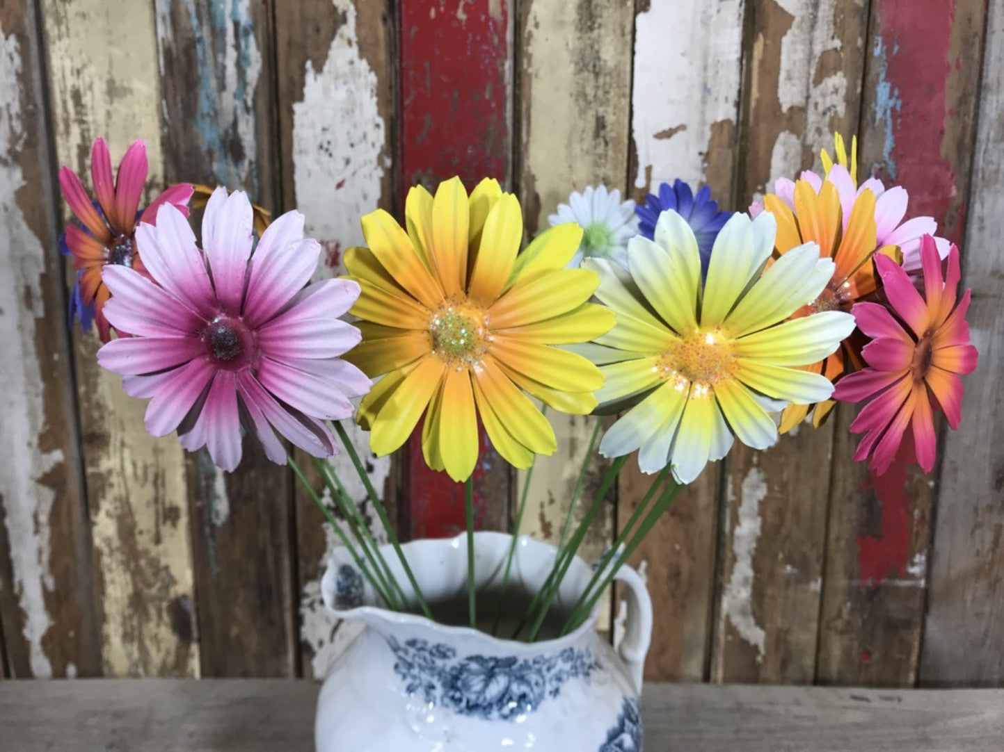 12 Metal Flowers Mixed Box