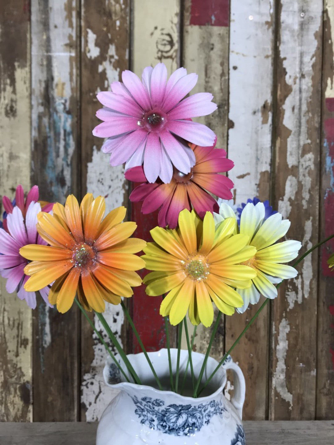 12 Metal Flowers Mixed Box