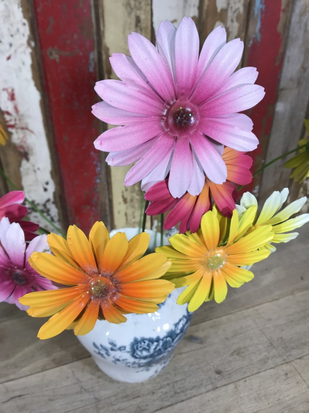 12 Metal Flowers Mixed Box