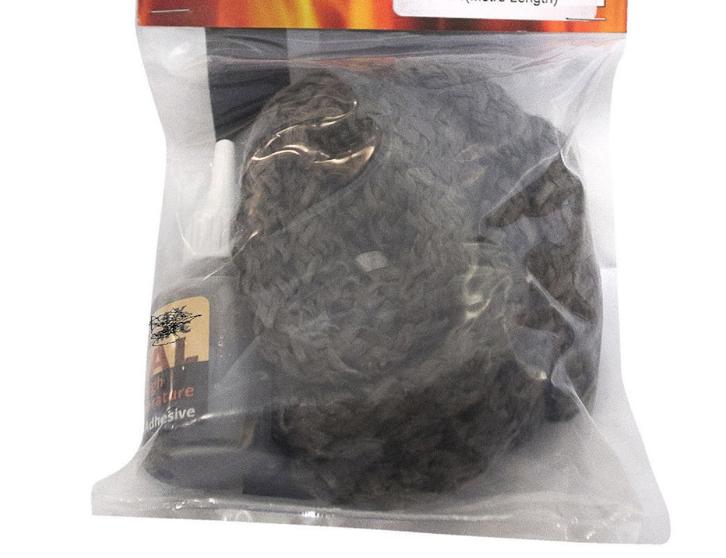 2 Metres of 14mm Soft Black High Temperature Rope & Glue Seal Kit