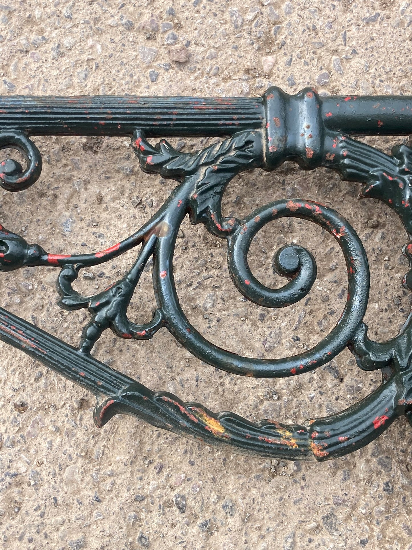 Heavy Cast Iron 76cm Corner Wall Light Lamp Bracket Large 4.2cm Spigot