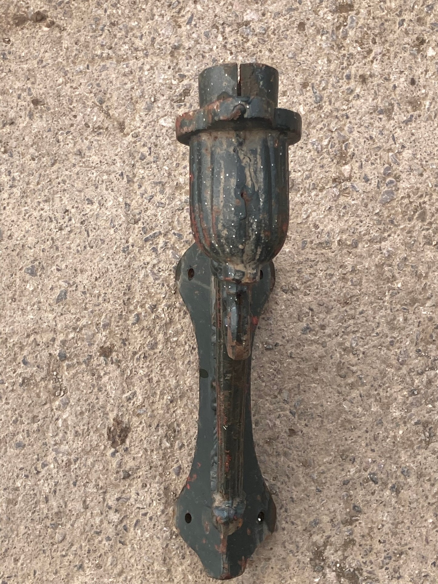 Heavy Cast Iron 76cm Corner Wall Light Lamp Bracket Large 4.2cm Spigot