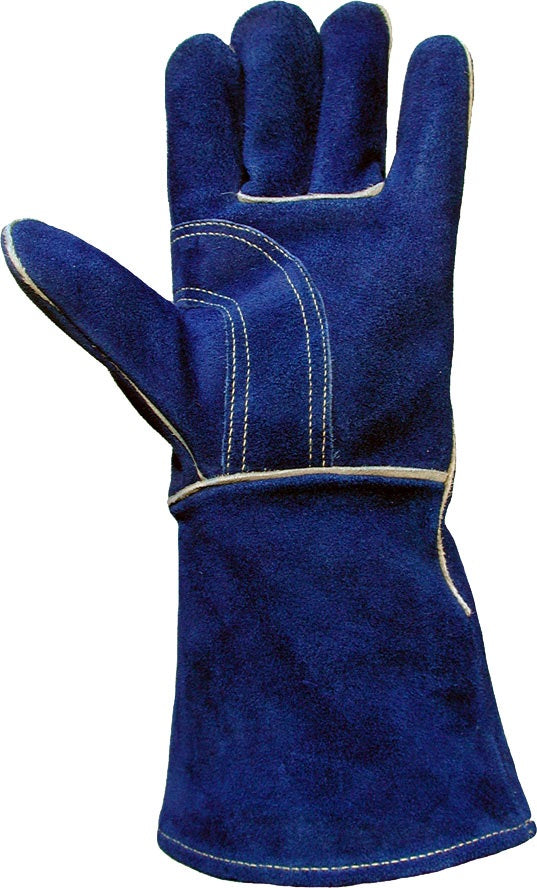 Pair Somerfire Blue Double Palm Heat Resistant Stove Gloves