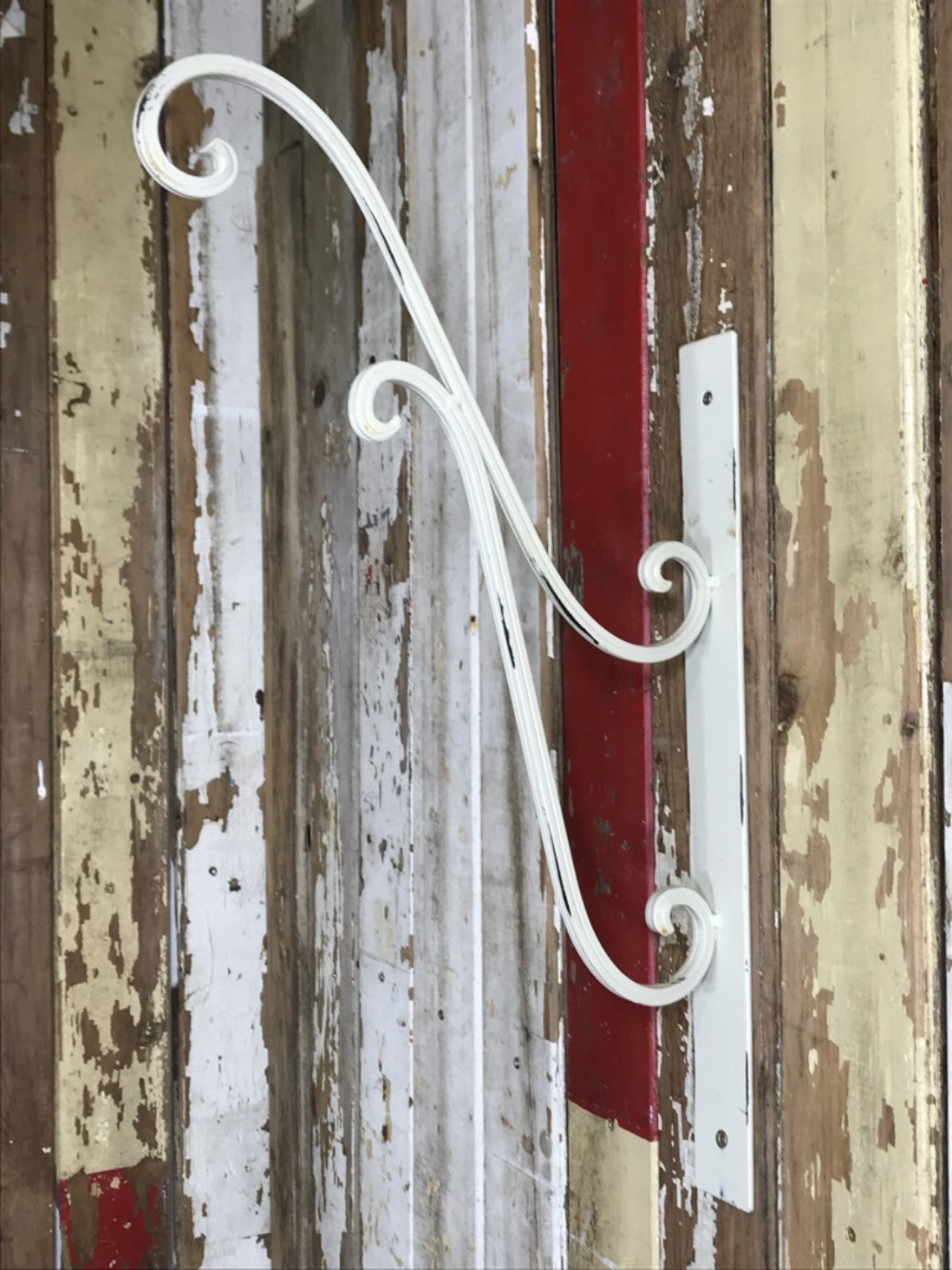 Cream Hanging Basket Bracket