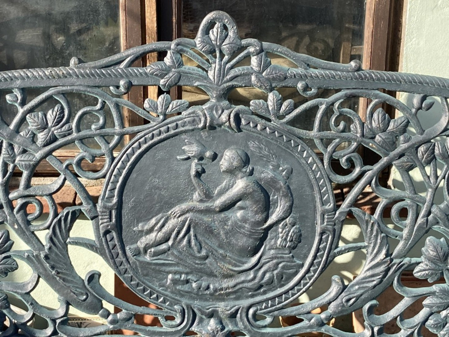 Heavy 6 Fantastic Cast Iron Garden Bench Seat Large 4 Seater