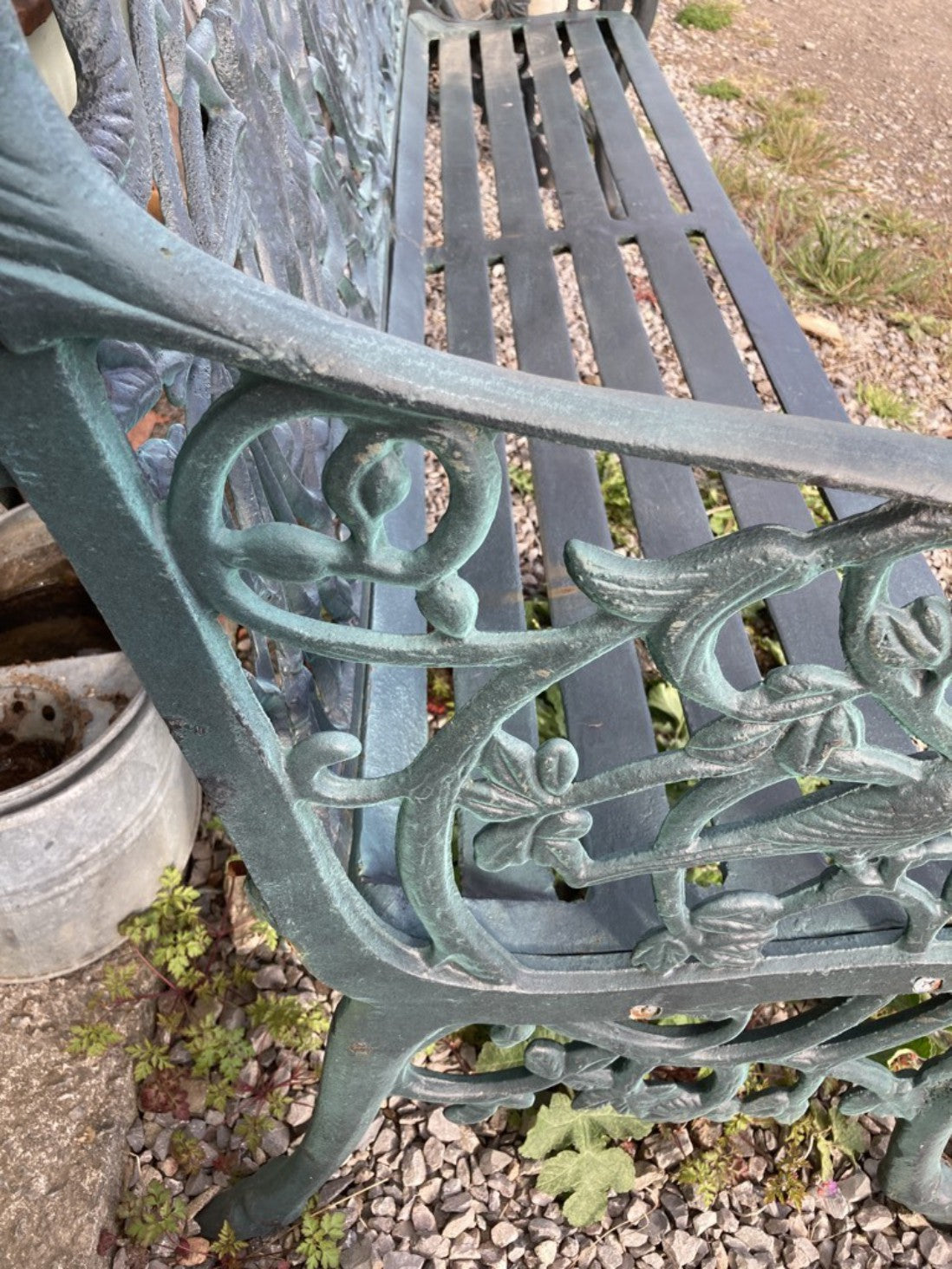 Heavy 6 Fantastic Cast Iron Garden Bench Seat Large 4 Seater