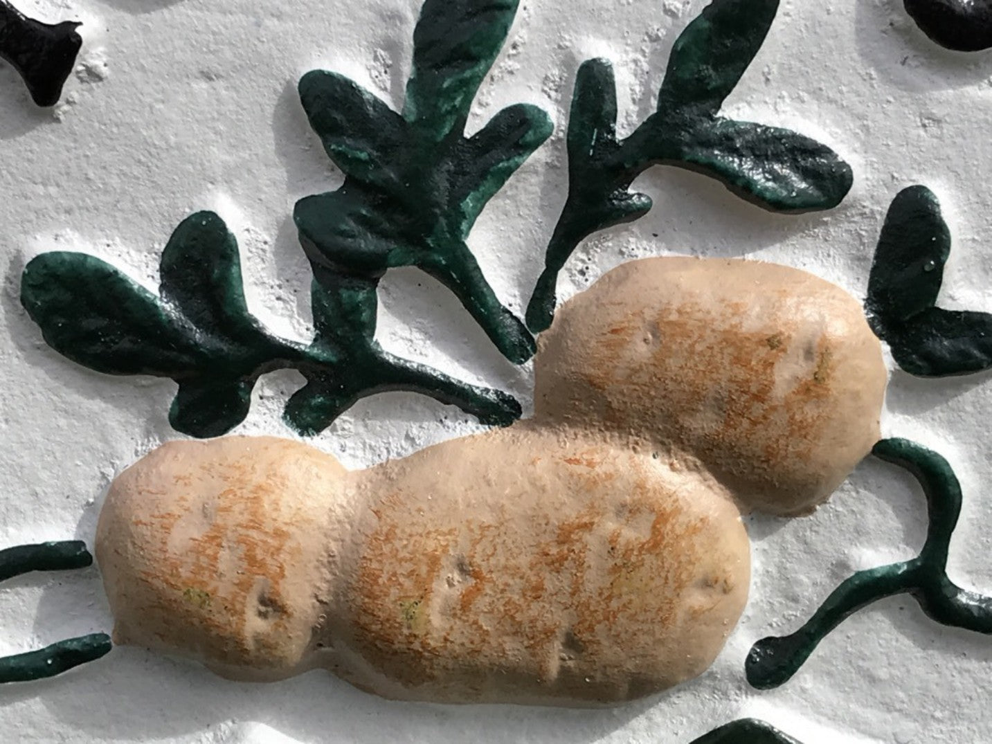 Garden Vegetable Sign POTATO Cast Iron Vegetable Marker