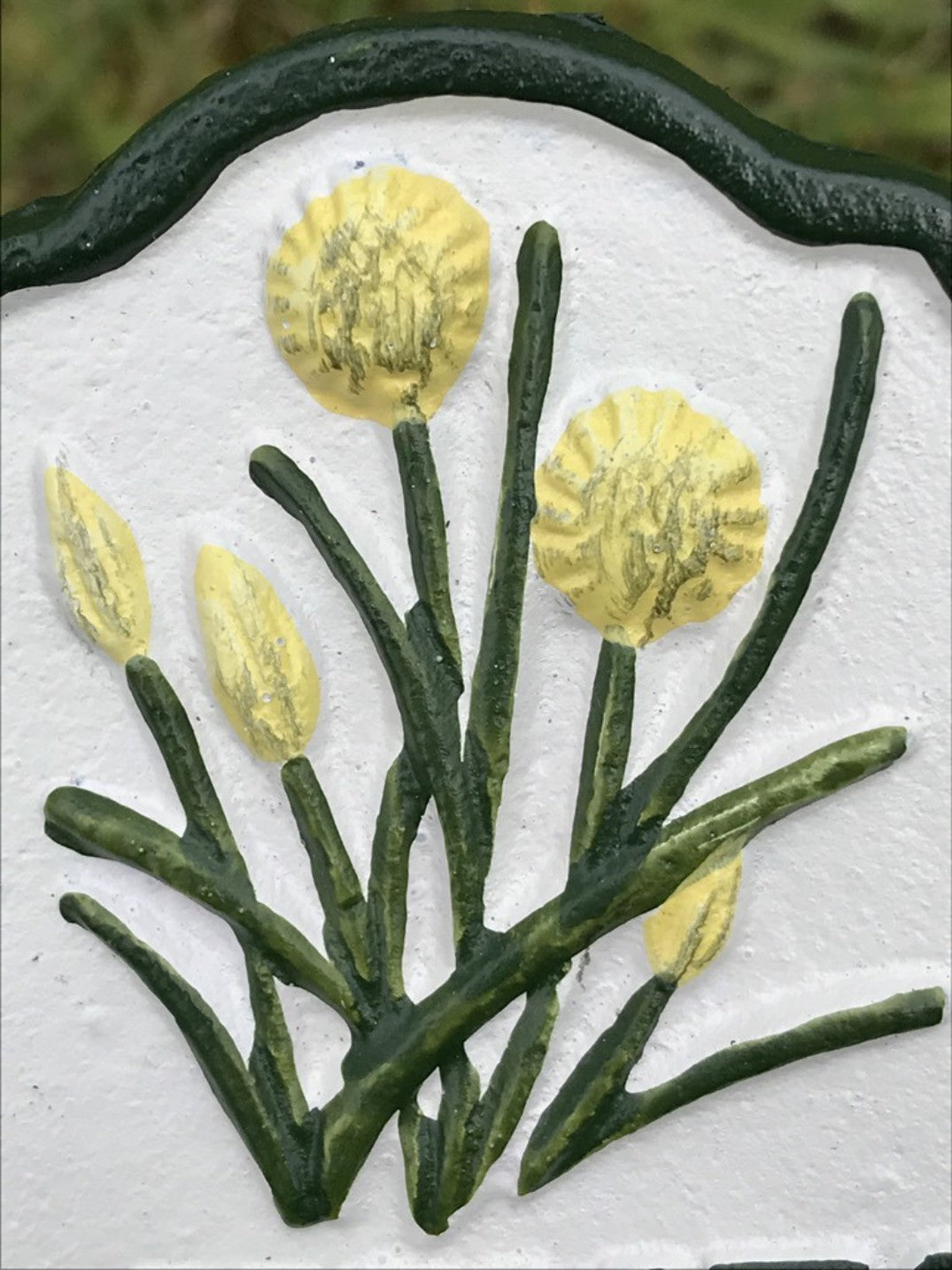 Garden Herb Sign CHIVES Cast Iron Herb Marker