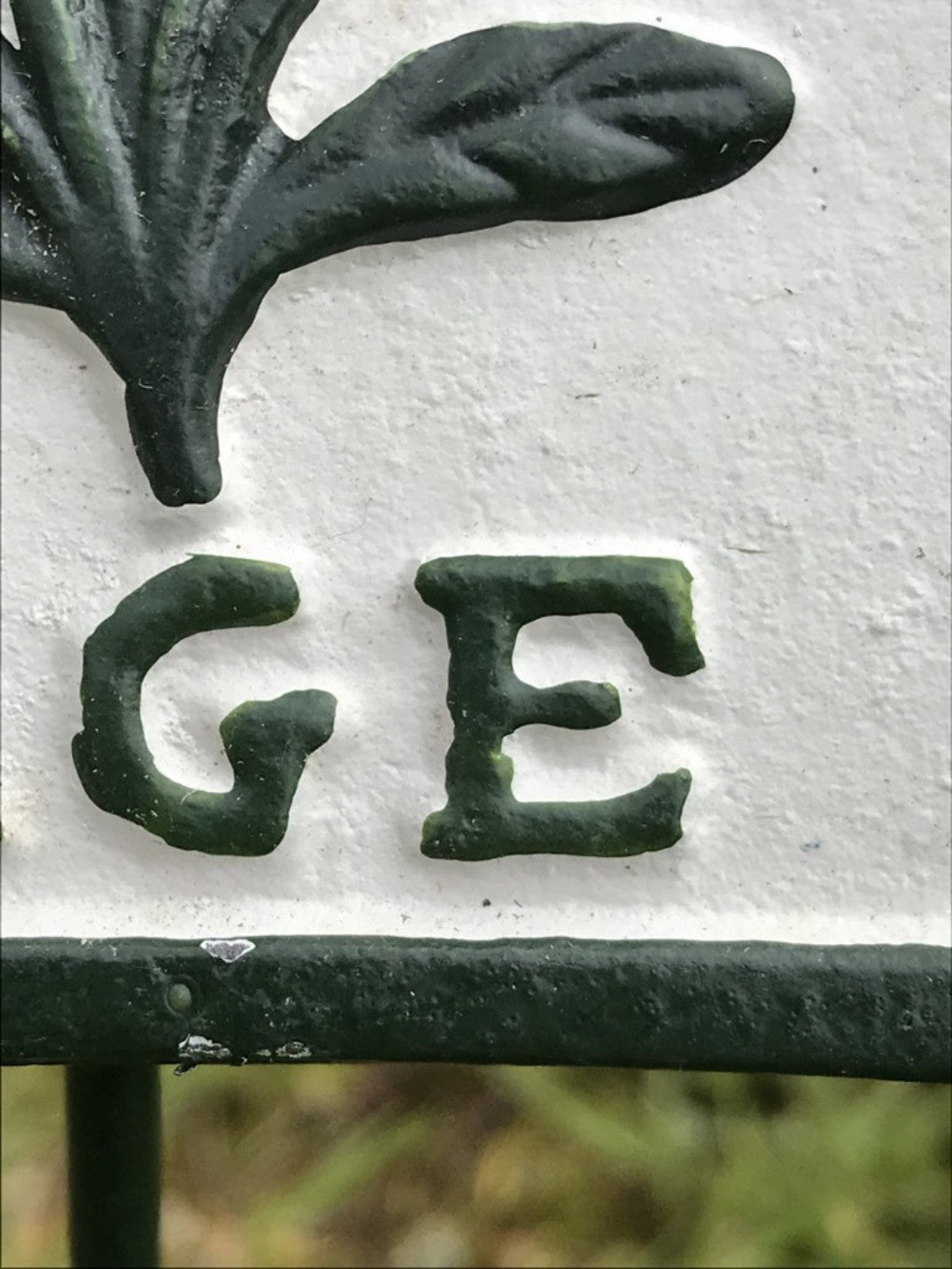 Garden Herb Sign SAGE Cast Iron Herb Marker