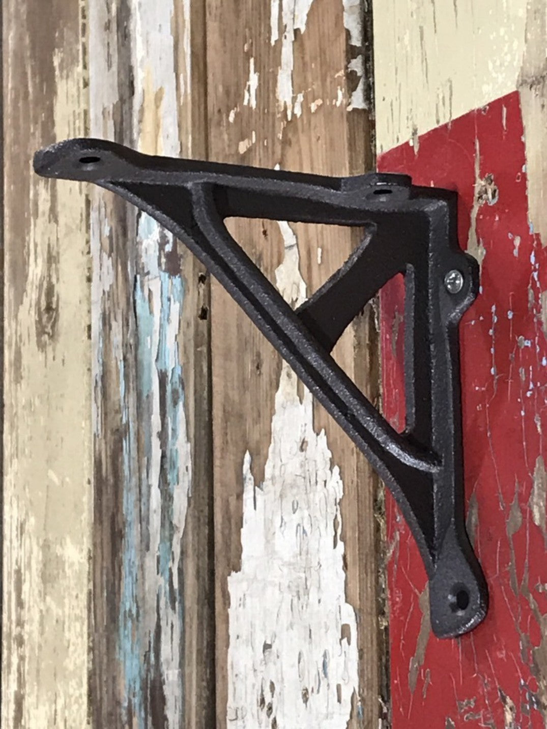 Dark Brown/Black Cast Iron Shelf Bracket 12cm or 5 New Strong & Sturdy