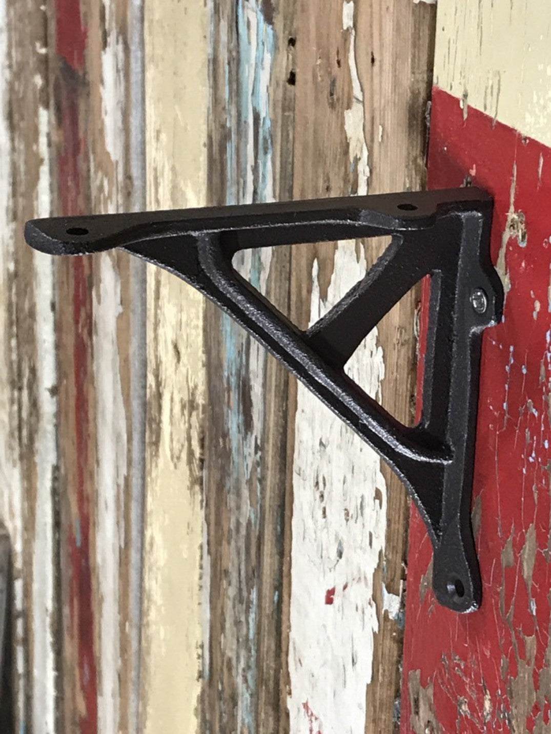 Dark Brown/Black Cast Iron Shelf Bracket 12cm or 5 New Strong & Sturdy