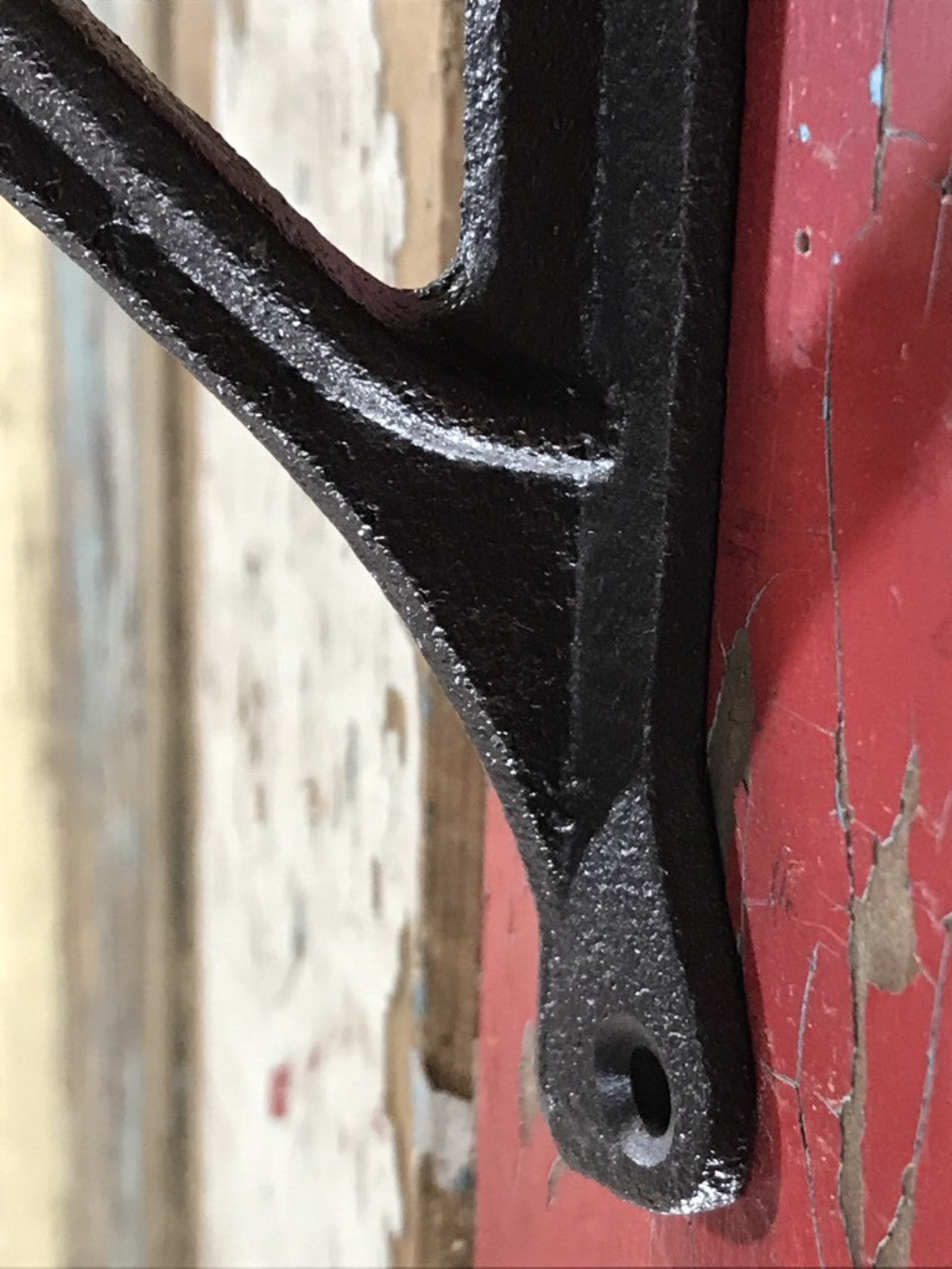 Dark Brown/Black Cast Iron Shelf Bracket 12cm or 5 New Strong & Sturdy