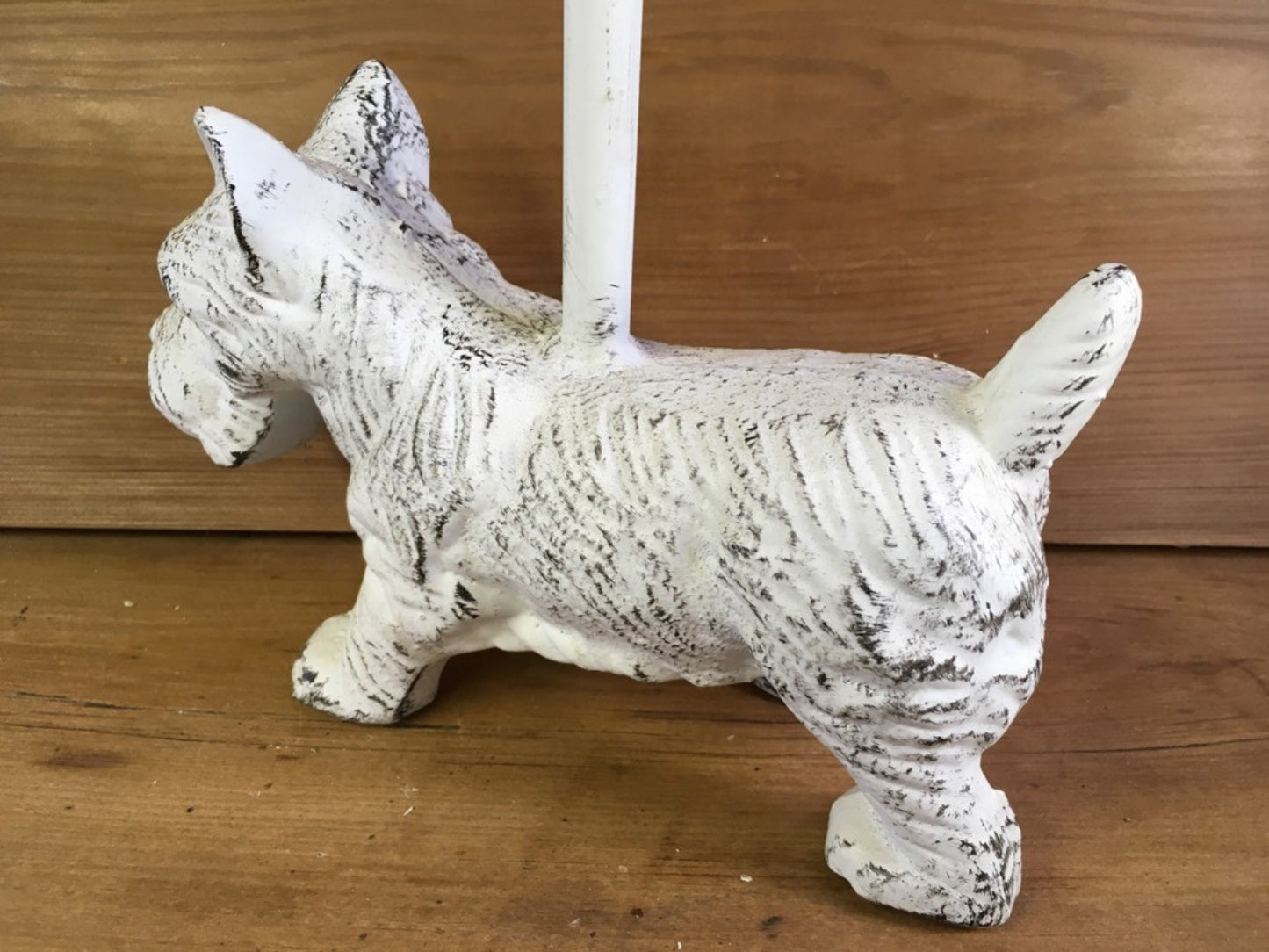 Westie Terrier Dog Cast Iron Door Stop With Long Handle 19 Tall