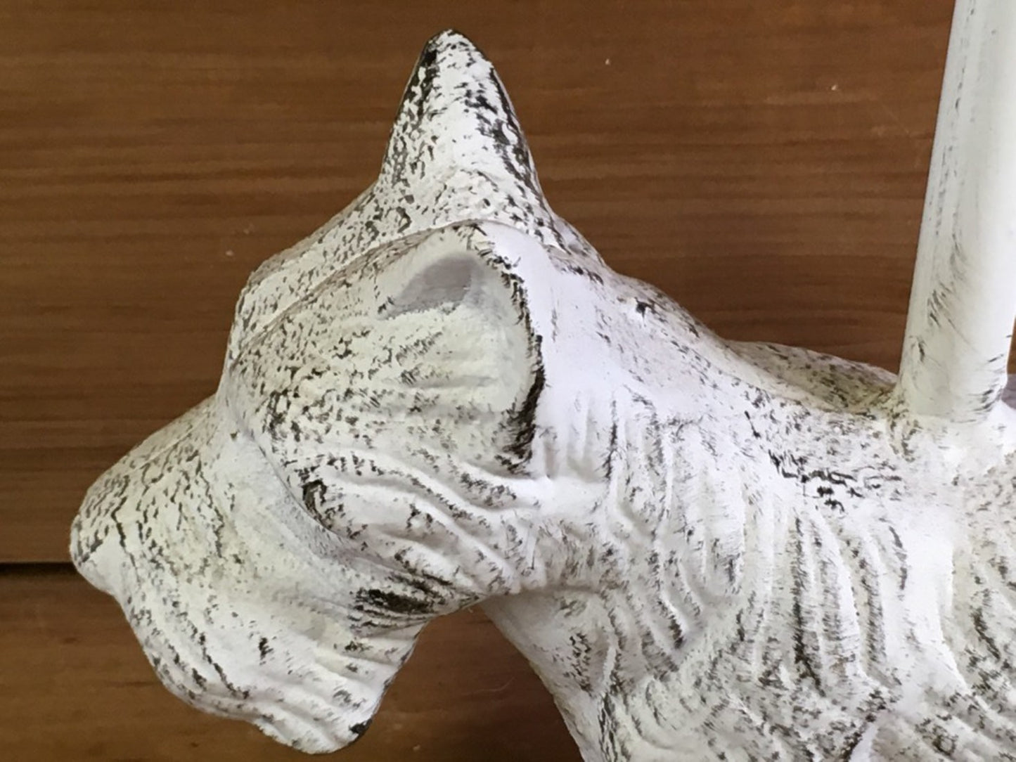 Westie Terrier Dog Cast Iron Door Stop With Long Handle 19 Tall
