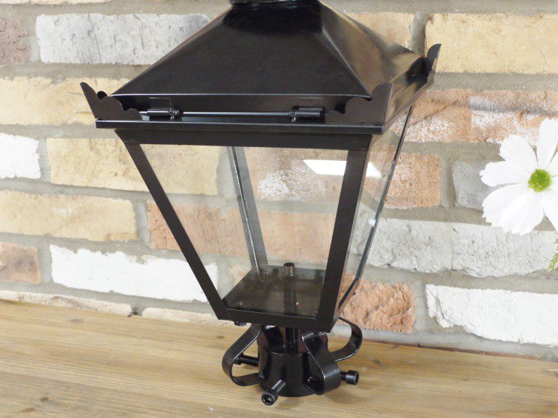 Small Black Lantern Top 60cm High