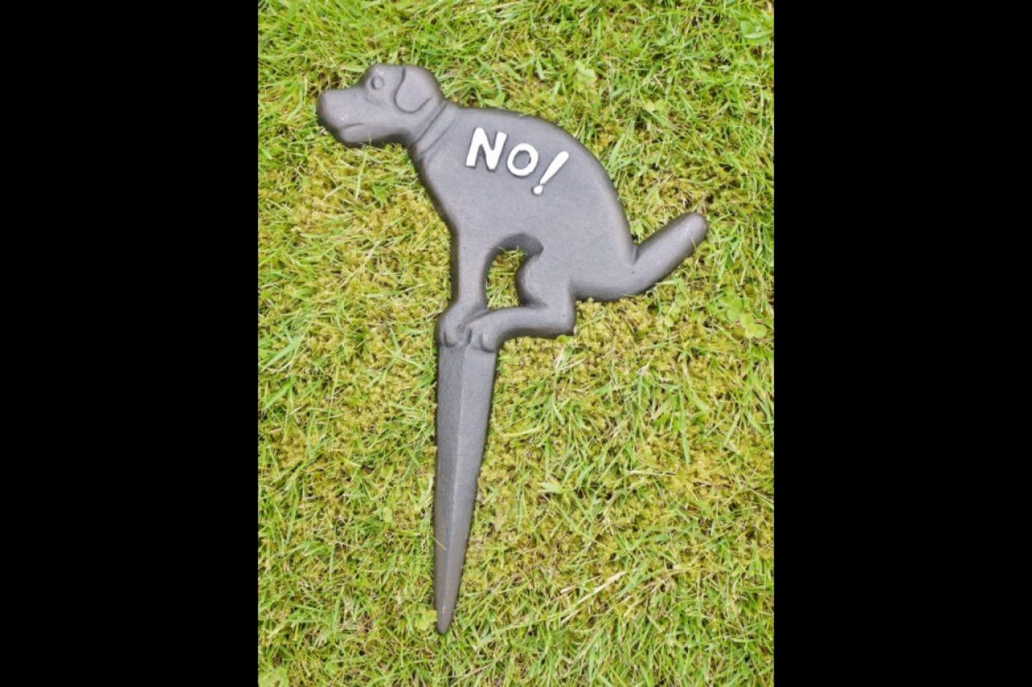 No Fouling Sign With Integrated Stake 12x9