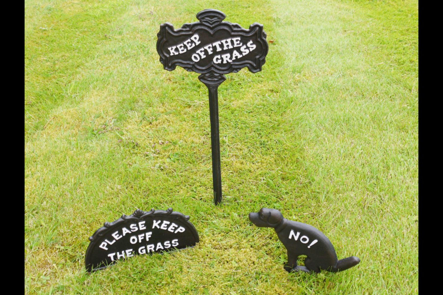 No Fouling Sign With Integrated Stake 12x9