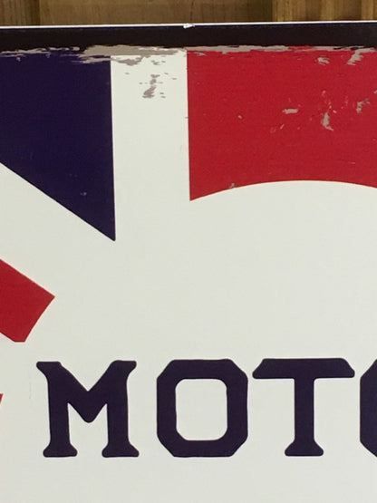 MOTOR SPIRIT 11¾X15¾ Garage Style Tin Wall Sign