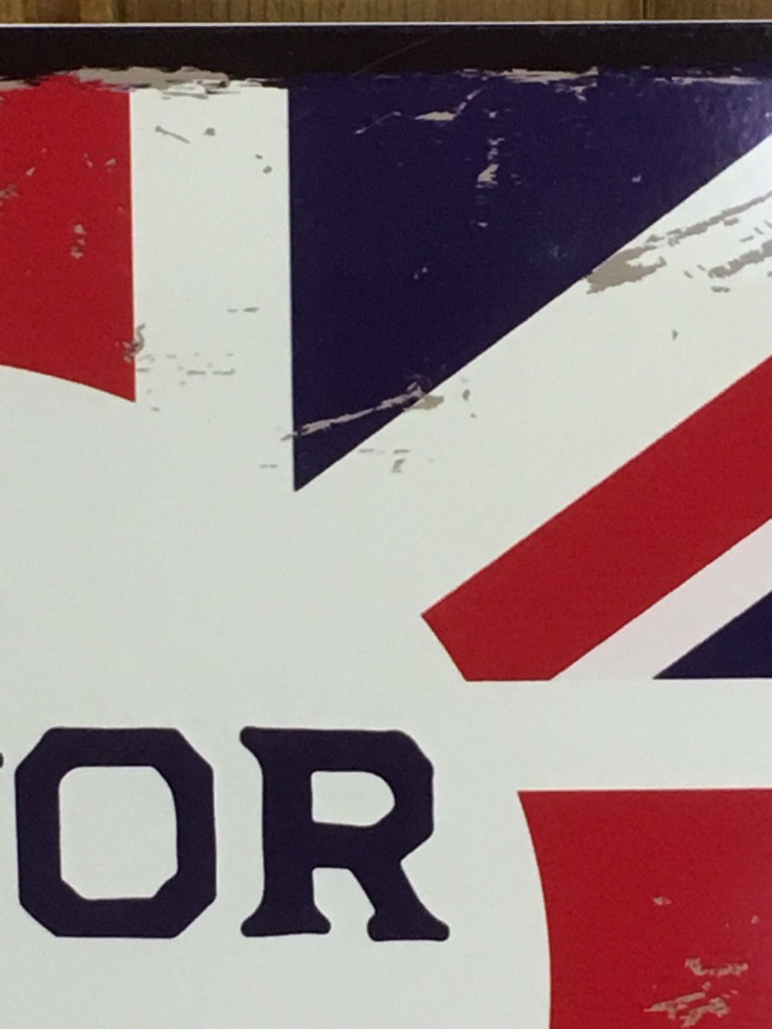 MOTOR SPIRIT 11¾X15¾ Garage Style Tin Wall Sign