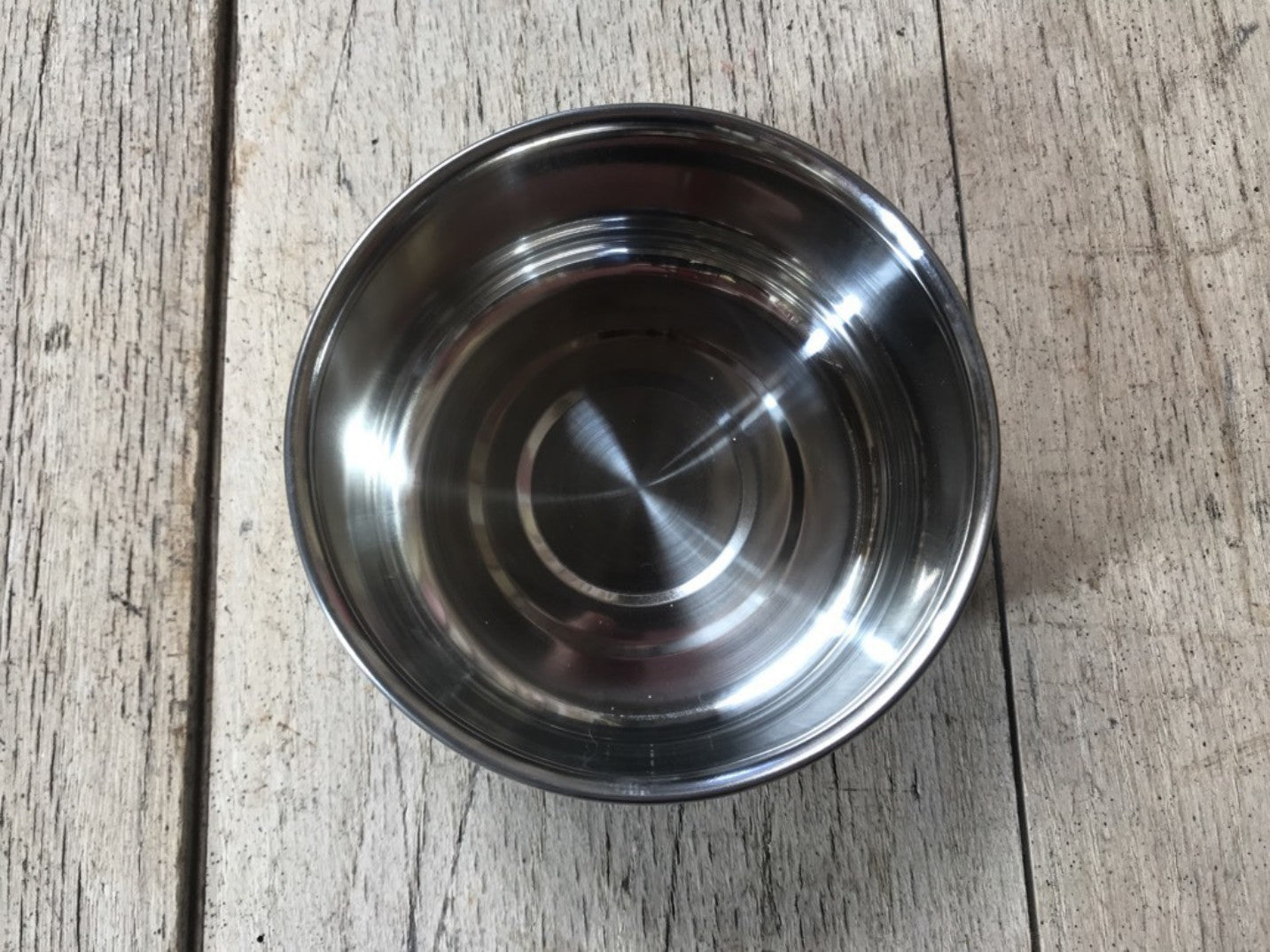 Painted Black,White,Tan King Charles Dog Bowl with 1 Stainless steel Bowl