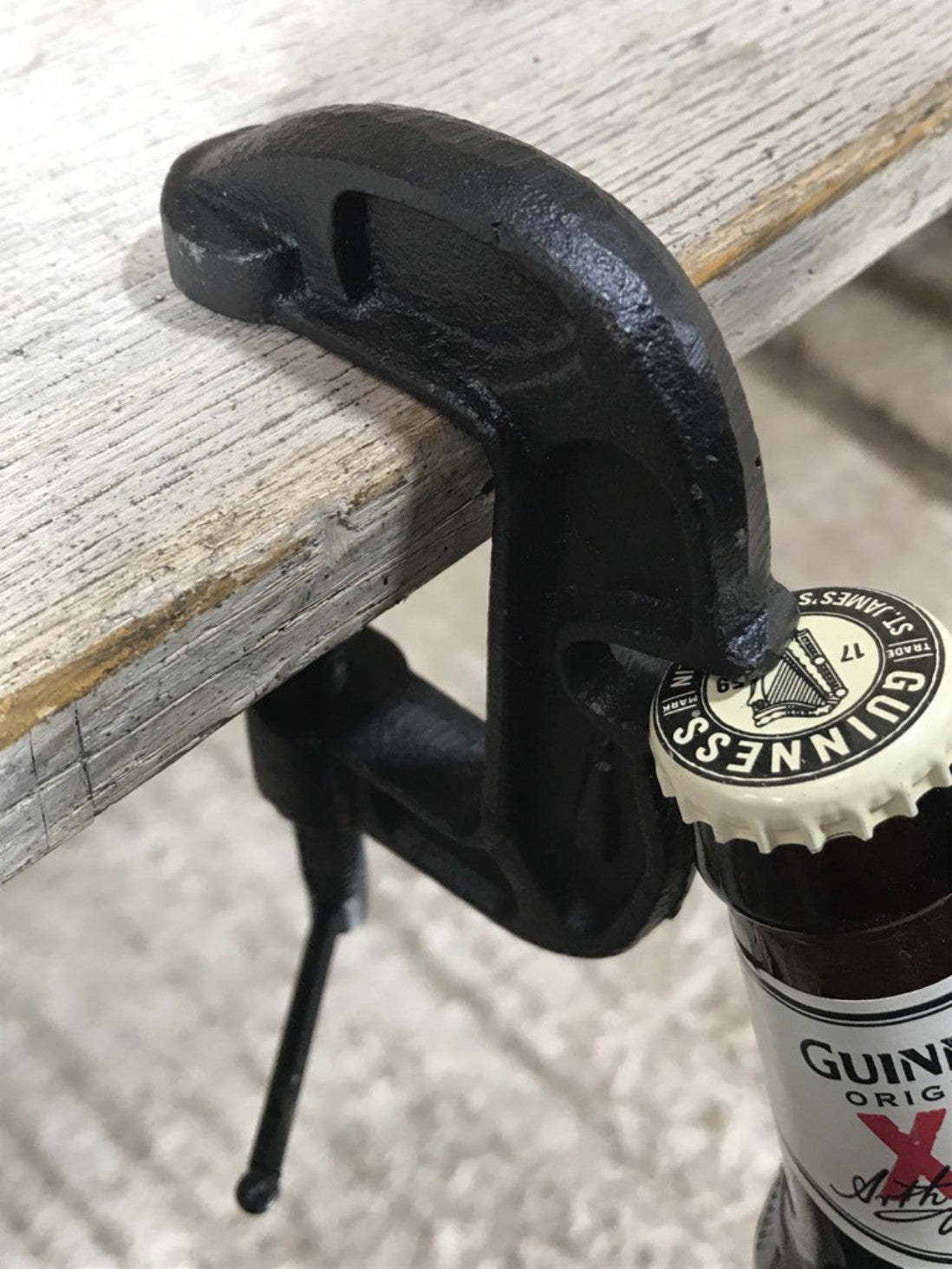 Vice Bottle Opener Clamp