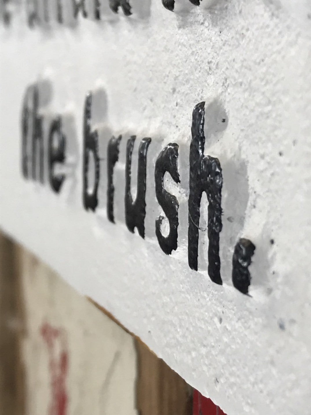 Toilet Wall Sign Cast Iron If you cant get it with a flush, dont be.....