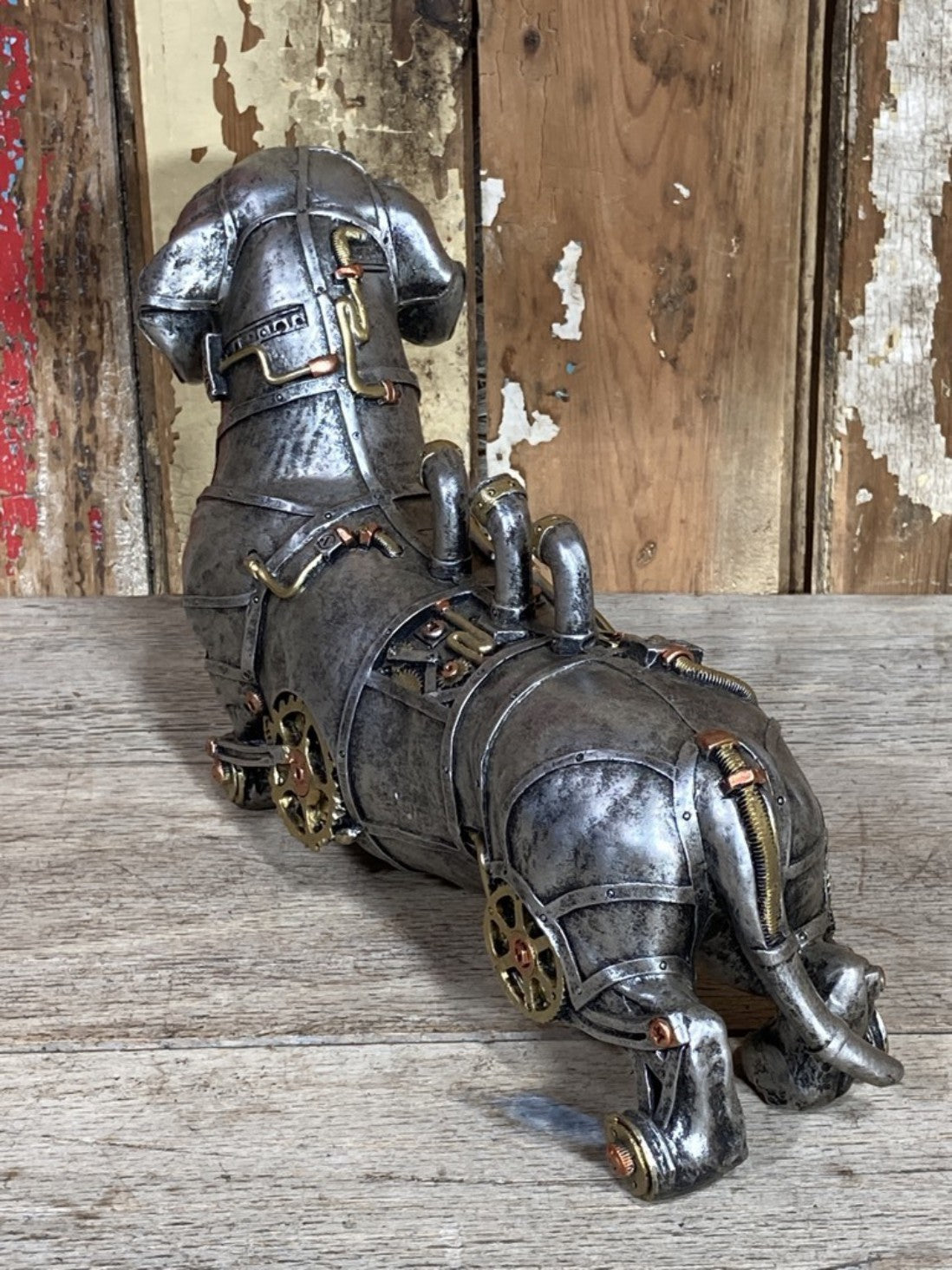 Sausage Dachshund Dog Steampunk Hound K9 Puppy Pouch Unusal Resin