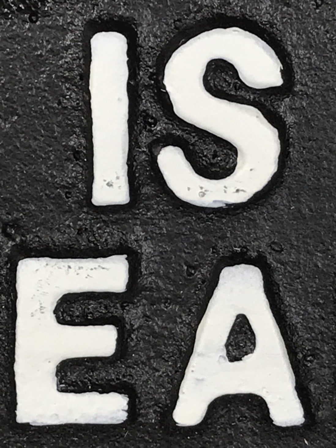 Funny Cast Iron Wall Sign THERE IS NO F IN SWEARING Cast Iron