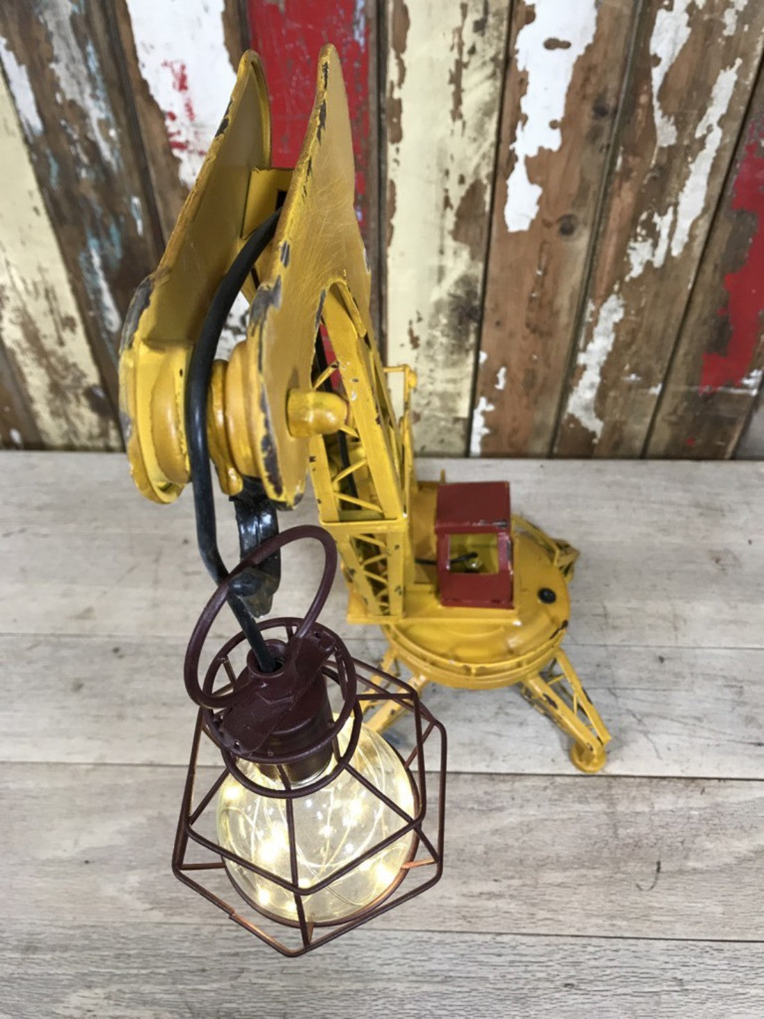 Metal Bedside Crane Lamp Children’s Bedroom Bedside Night Light Steel