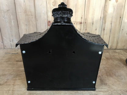 Black Cast Aluminium Horse Man Letter Wall Post Box