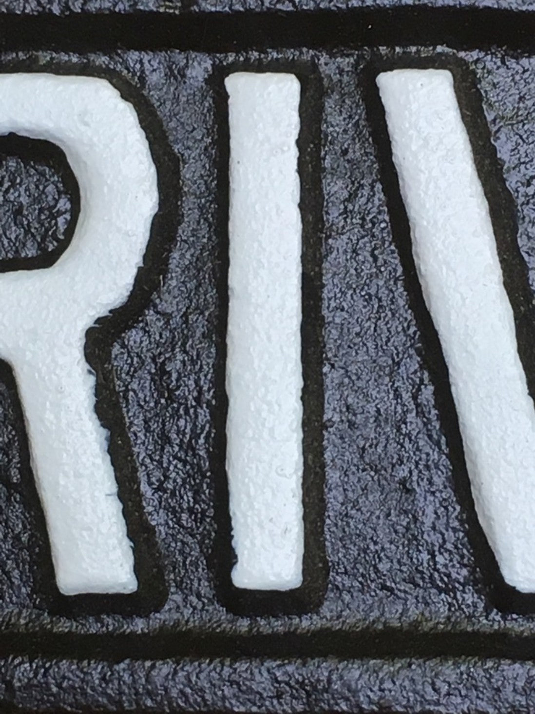 Cast Iron PRIVATE Office Door Business House Wall Gate Sign