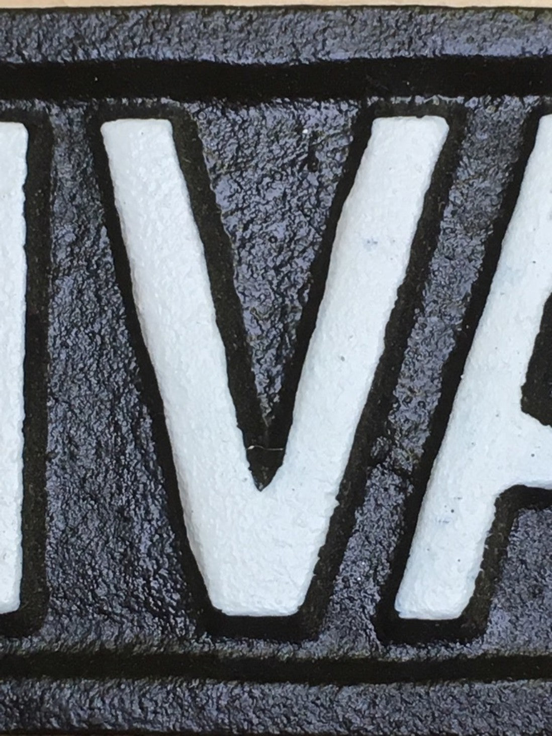 Cast Iron PRIVATE Office Door Business House Wall Gate Sign
