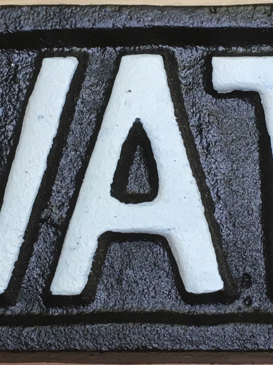 Cast Iron PRIVATE Office Door Business House Wall Gate Sign