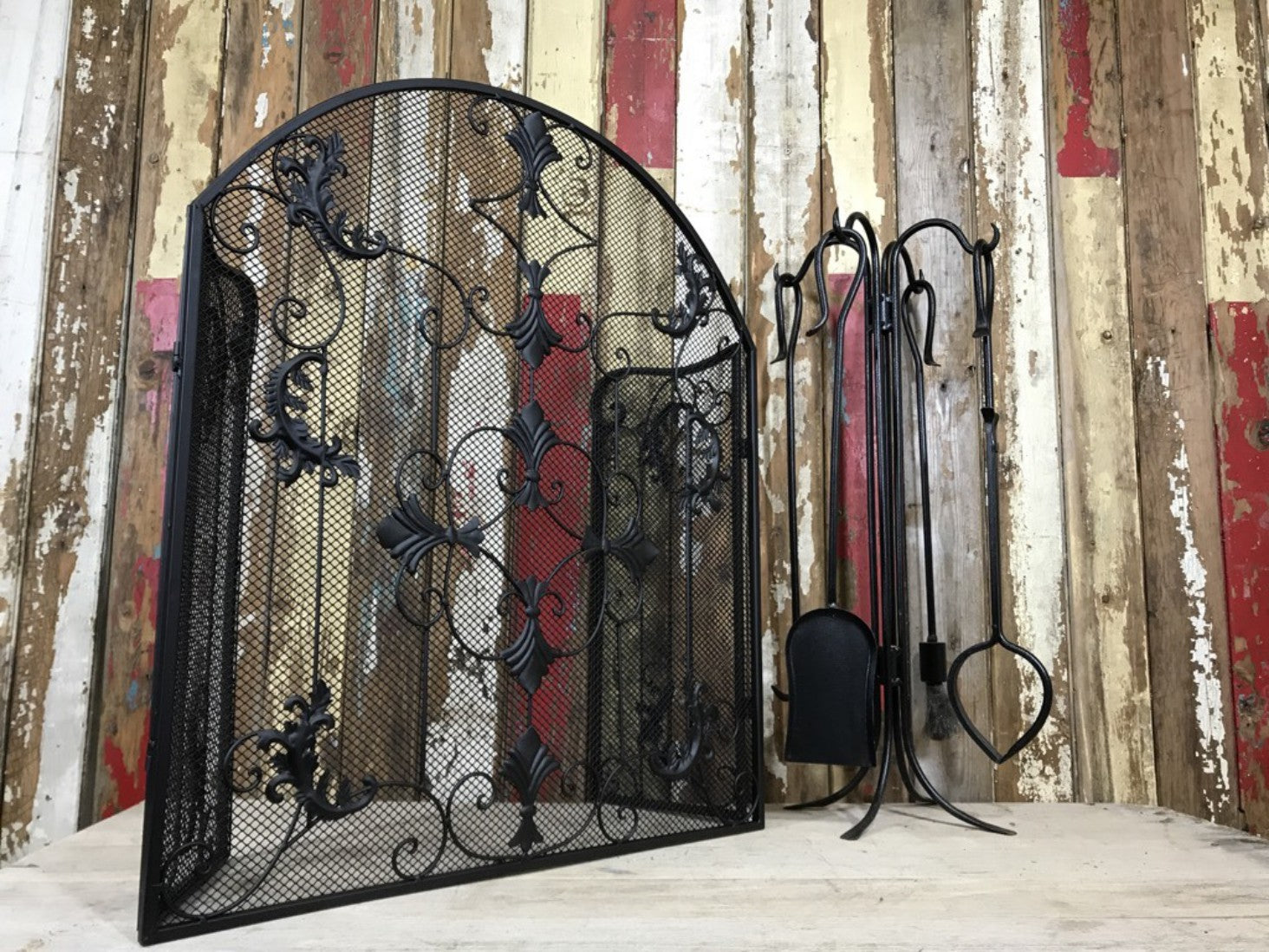 Aazon.co: Fireplaces Spark Protection?Fireplace Screen Large Gold