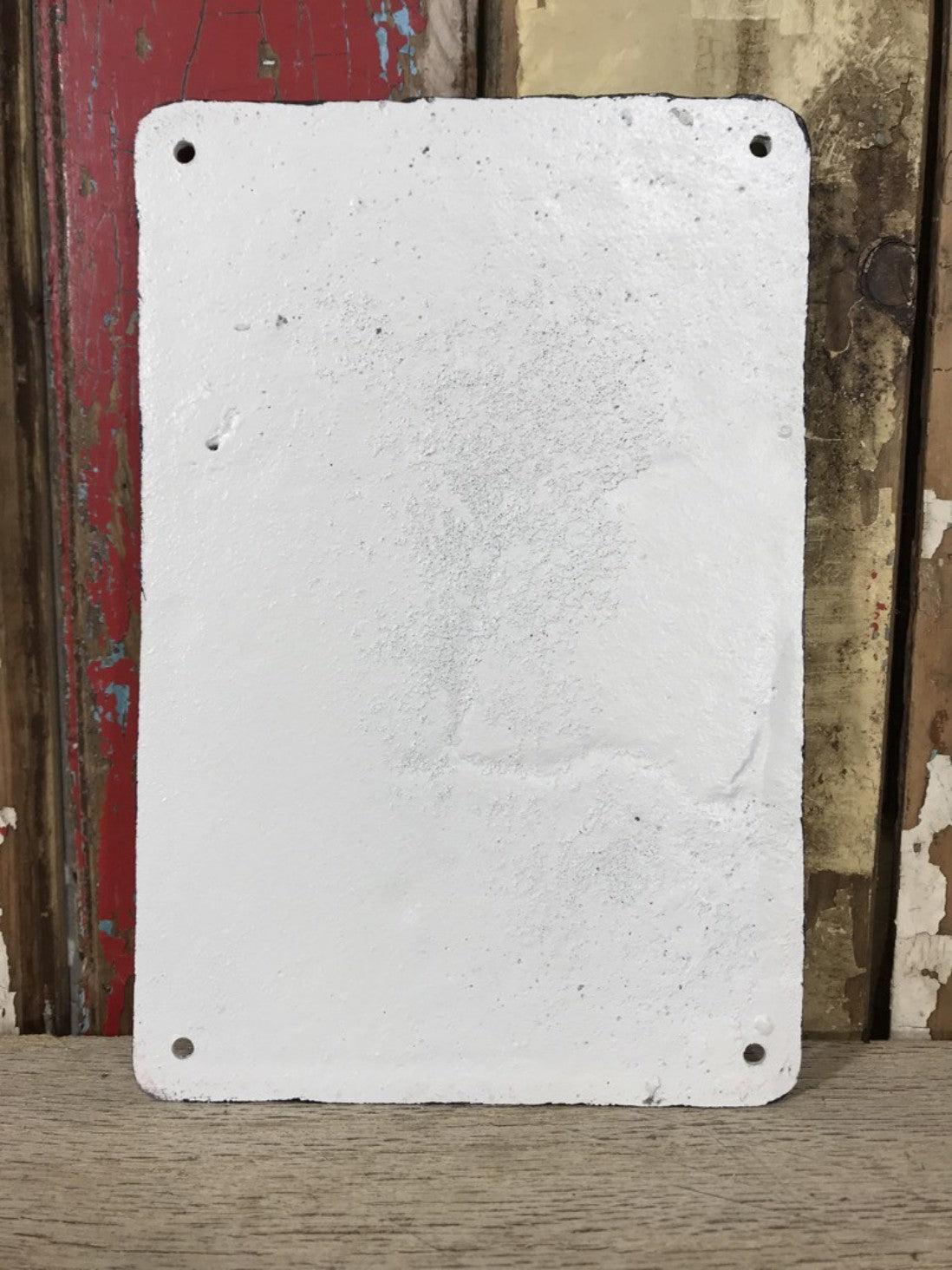 No Trespassing WE'RE TIRED OF HIDING THE BODIES Gate Wall Sign Cast Iron Metal