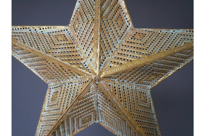 Hanging Metal Christmas Star Decoration