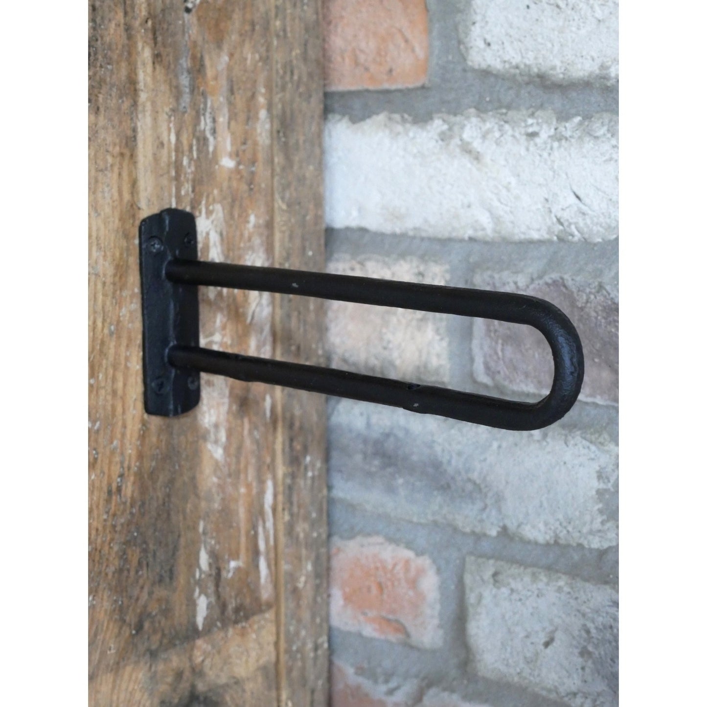 Cast Iron Brown Shelf Bracket Metal Single 3"H 1" W