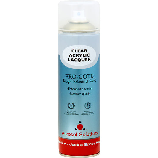 Industrial Clear Lacquer Spray Paint 500ml For Metal Garden Furniture