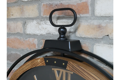 74cm Diameter Wall Hanging Clock Roman Numerals