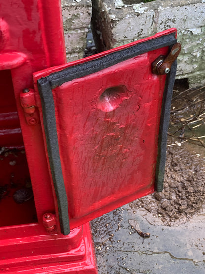 Heavy Cast Iron Royal Red Pillar Mailbox 2nd