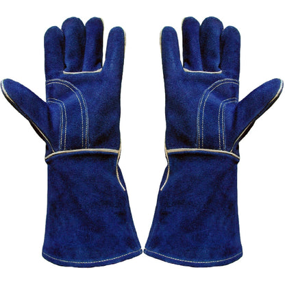 Pair Of Somerfire Blue Double Palm Heat Resistant Gloves