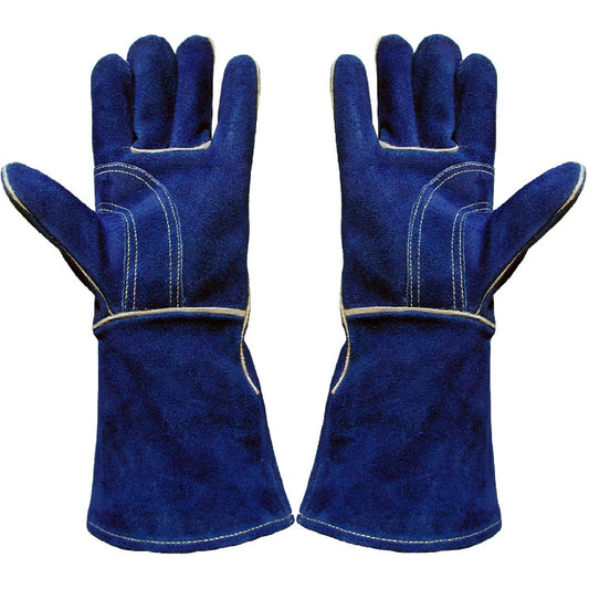 Pair Of Somerfire Blue Double Palm Heat Resistant Gloves