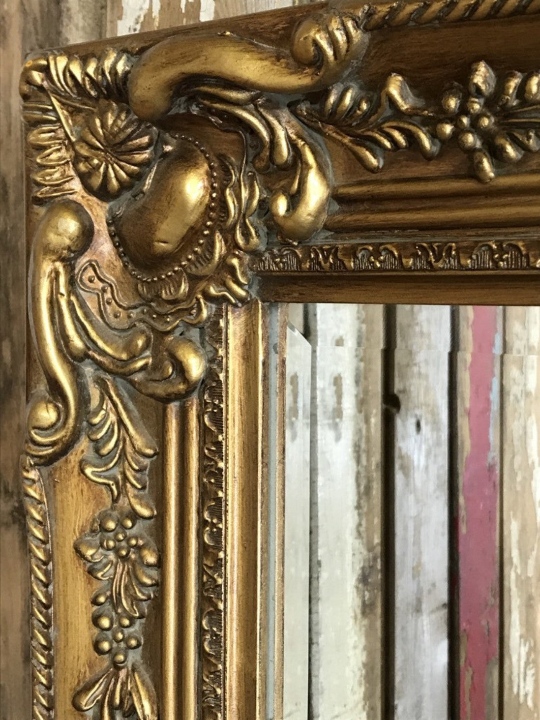 28"x31" Gold Mirror Rectangular